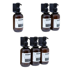 500ml Soap Dispenser Bottle Wall Mount Shampoo and Conditioner Dispenser Stainless Steel Holder
