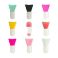FYD Face Mask Brush Mini Short Handle Cosmetic Makeup Tool Diy Facial Mask Applicator Brush Soft Silicone