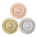 Glass Luxury Wedding Party Hotel Decoration Cheap Clear 13 Inch Round Glass Chargers Plate With Gold Stripe Pattern
