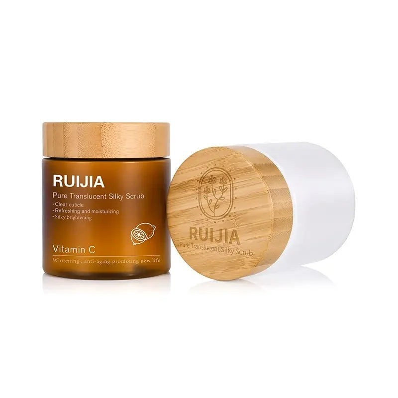 50ml 150ml 250ml 500 ml Frosted Plastic Jars Suppliers Pet Packing Frosted Pet Plastic Jar With Bamboo Lids