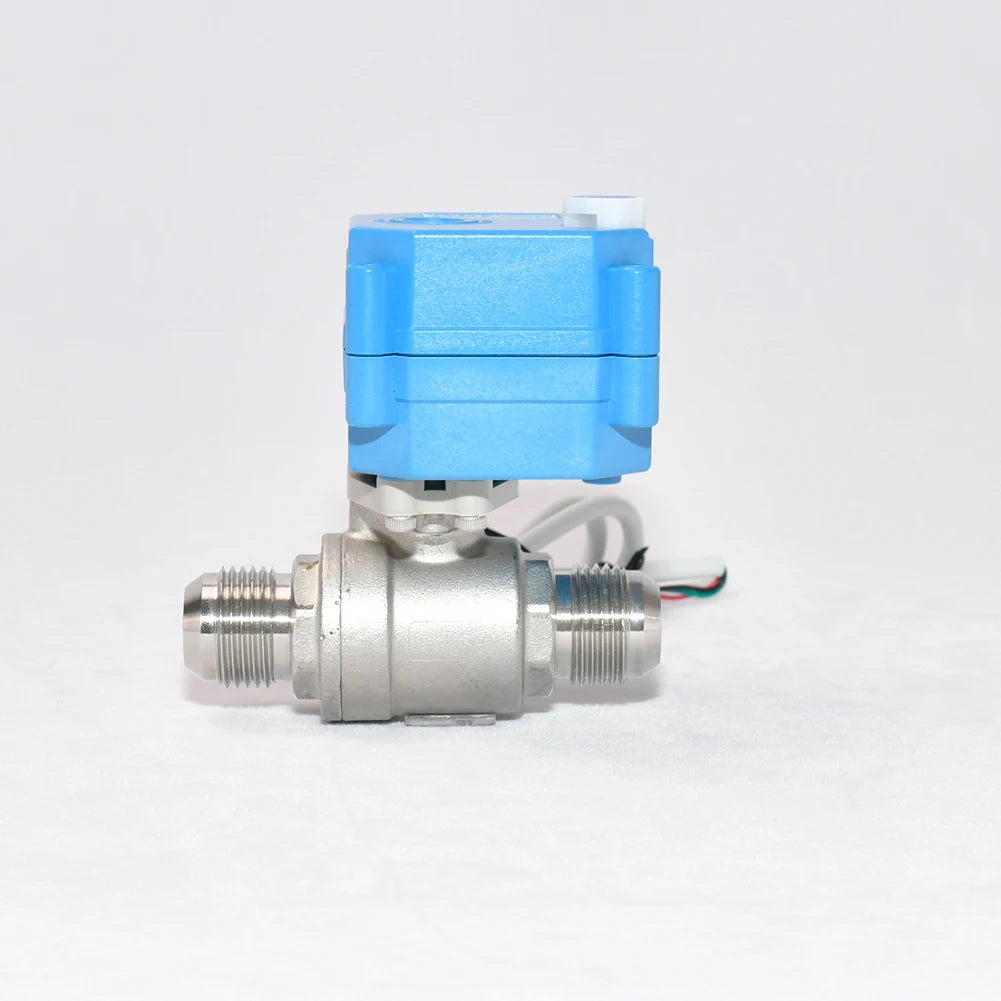 2 Way DN10 SS304 3/8'' Modbus RS485 Modulating  Motorized Water Ball Valve