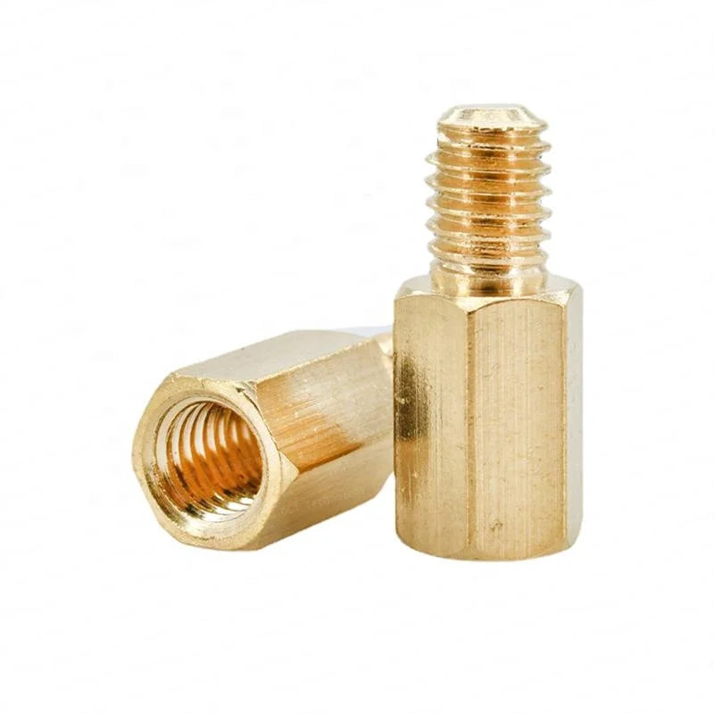 SDPSI DCT Factory Direct Sales M3 Single-Head Isolation Copper Column Hexagonal Yin-Yang PCB Metal Outer Teeth Studs