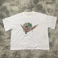 DENIMGUYS Custom Men's T-Shirts Oversized Blank Cotton Tee Streetwear Casual Graphic Printing Tshirts
