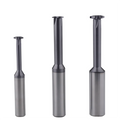 Solid Carbide Shank T-Type Thread End Mills 1Flute Multi-Functional Bright Coated for T Slotting OEM/ODM Milling Cutter