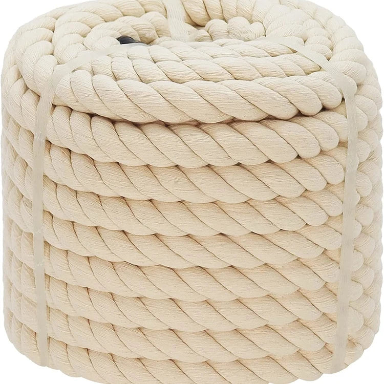 Cotton 3 Strands Twisted Packaging Rope