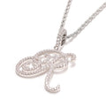 HOVANCI Custom 26 Letter Diamond Necklace Hips Hop Jewelry Fancy Letter Necklace Initial with Zircon