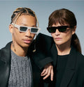 942 Small MOQ Sun Glasses Designer Women Trendy Rectangle Designer Sunglasses Famous Brands for Men