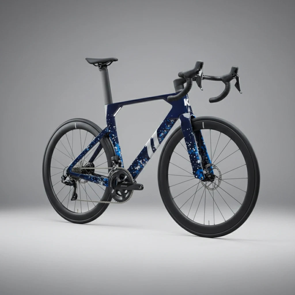 4LEAF Road Bike Carbon Series R06- Professional Grade Roadbike with Full Carbon Frame & Shima.no Groupset for Racing