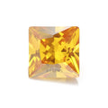 Big Golden Yellow Color Cubic Zirconia Stone Square Shape CZ Stones for Jewelry
