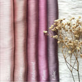 Custom Satin Crepe Hijabs Elegent Silky Scarves Graceful Solid Color Islamic Muna Satin Crinkle Shawl Hijab