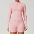 Wholesale High Quality Womens Gym Yoga Jackets Top Custom logo Fitness Yoga Zipper Jacket