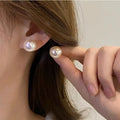 Elegant 4mm 6mm 8mm 10mm Pearl Earring Women Hypoallergenic Pearl Jewelry Fashion Artificial Pearl Stud Earrings
