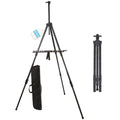 SINOART in Stock Aluminium Field Easel Portable Watercolor Floor Display Stand for Estante De Aluminio Art Supplies
