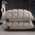 48x74cm Wholesale Paris Bread Grid Hilton  Down Pillow Luxury Hilton Pillow 1000g