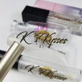 Printing Custom Transparent Waterproof Self Adhesive PET Lipstick Tube Labels Custom Lip Gloss Bottom Labels Skin Care Perfume