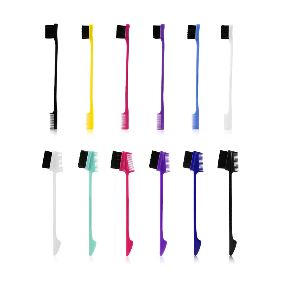 Masterlee Hair Brush Direct Factory Price Colorful Edge Control Brush Eyebrow Comb Edge Brush for Men and Women MegaBDM
