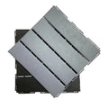 Wholesale DIY Imitation Wood Plastic Waterproof Outdoor Flooring Interlocking Composite Deck Patio Deck  Tiles