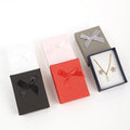 New Cardboard Ring Box Paper Jewelry Gift Box Randomly Sent and Durable Mixed Color