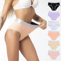 Large Size Soft Comfortable Lady Underwear Lifting Buttocks Waist Cinching Mid-Rise Women's Triangle Panties
