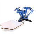 Factory 4 Color 2 Station Table T-Shirt Silk Screen Machine Manual Printing Device