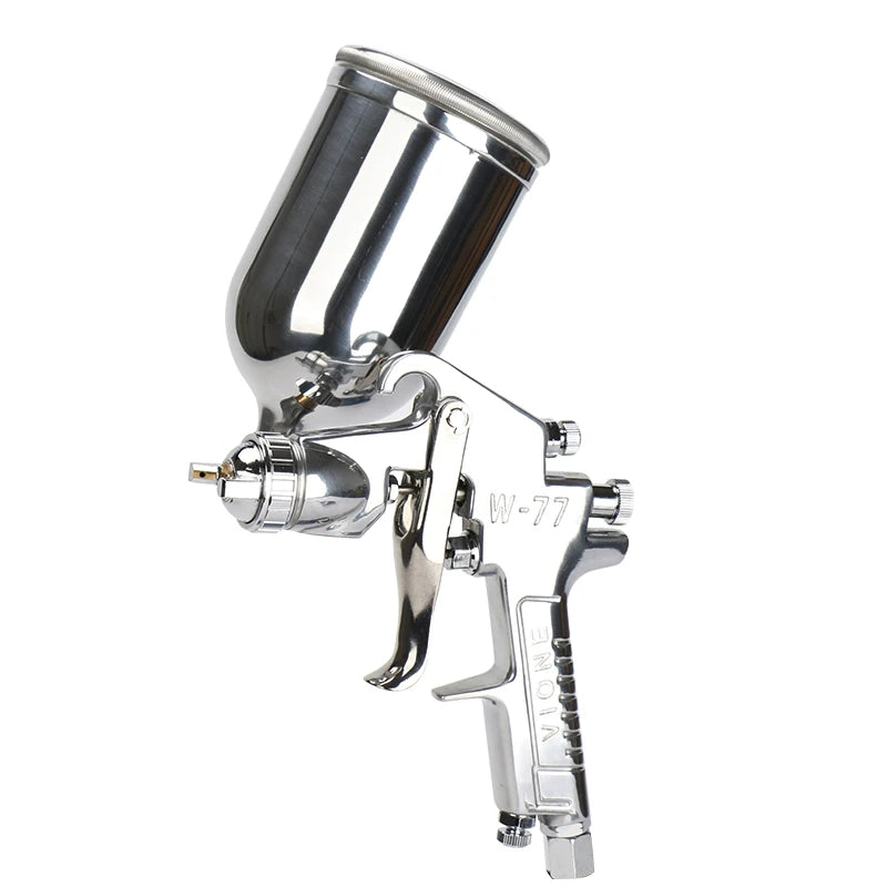 Vione W77G Air Power Pneumatic Paint Spray Gun W-77-G Gravity Feed Type Sprayer Factory OEM