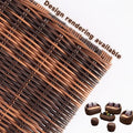 UV Resistant Chair Outdoor Rattan Furniture Accessories Plastic Wicker PE Rattan Strips