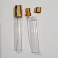 30ml 33ml Round Glass Perfume Bottles Empty Crimp Neck Tube Spray Glass Perfume Bottles