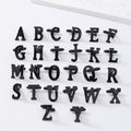 Hot Selling Geometric Creative Black Letters Cufflinks Men's Shirt Fashion Casual Alloy Cufflinks