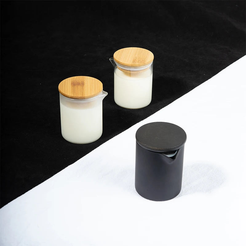Private Llabel Luxury Sex Body Lotion Spa Massage Oil Vessel Candle Glass Jar Soy Wax Candle for Massage
