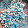 1000g DIY Craft Slime Sprinkles Christmas Snowflake Presents Acrylic Pearl Beads Mix Polymer Clay Sprinkles Slices