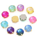 AB Color Round Shape Sew-on Rhinestones for Dress Embellishment Wholesale for Clothing Accessory
