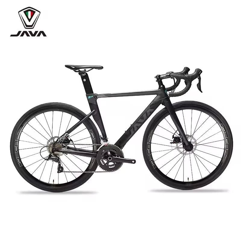 JAVA Siluro 3 Road Bike Carbon Fiber 18 Speed Bicycle Adult Disc Brake Aluminum Frame Carbon Fiber Front Fork SILURO3