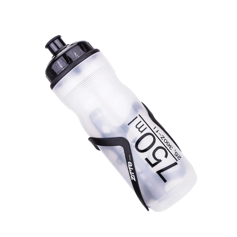 ZTTO Bicycle Convenient Sport Cycling Ultralight Silica Gel Plastic Bicycle Drinking Water Bottle With 750ML