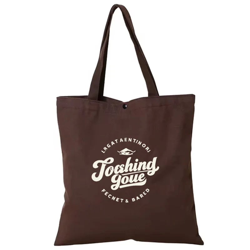 New Design Silk Printing Custom Canvas Sling Bag for Advertising Promotion
