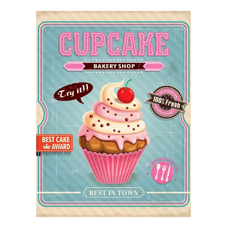 Ever Moment Diamond Painting Cupcake Food Diamond Embroidery Mosaic DIY Full Square Resin New Arrivals Home Art Craft 5L527