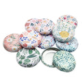 New Mini Iron Box Portable Perfume Small Round Tin Box Hand Made Lipstick Mint Round Wax Tinplate Box