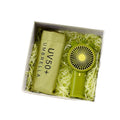Elegant Portable Fan Cups and Sun Umbrella Set for Birthday Wedding or Valentine's Day Premium Gift Idea in Stylish Packaging
