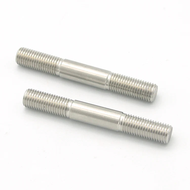 Direct Supply Manufacturer Stainless Steel Metric Double Screw Full Thread Stud Special Shape Chemical Double Head Processing