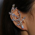 Irregular Diamond Geometric Earrings Statement Iced Out CZ Zircon Branch Rhinestone Earrings For Women 2022 Trendy Jewelry