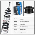34/44mm Mountain Road Bike Headset Aluminum Alloy Bearing Frame Light Weight Head Tube Bicycle Repair Parts
