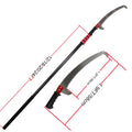 2023 for Extentool Industrial Grade Aluminum Telescopic Poles Long Handle Garden Tools with Pruning Saw for Branch Cutting