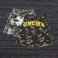 MC BUILD Summer Vintage Custom Logo Jeans Denim Shorts Streetwear Baggy Cargo Jorts Denim Camo Shorts for Men