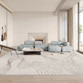 City Modern Simple Living Room Large Carpet Faux Cashmere Area Rug