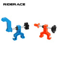 Riderace Mini Bicycle Wheel Truing Stand MTB Road Bike Rims Adjustment Tool With Spoke Wrench Repair Tool Cycling Repair Tool