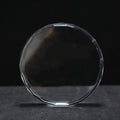 Factory Stock Cheap Clear Round Shape Crystal Paperweight Blank Paper Weight Glass for Laser Engrave UV Print Gift Souvenirs