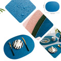Leather Heat Insulation Anti-oil Placemat Dining Restaurant Table Mat Decor Mat Placemats for Kitchen