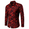 New Fashion Casual Streetwear Shirt for Men Luxury Man Long Sleeve Shirt Summer Heavyweight Retro Shirt