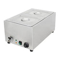 Electric Double Dish Food Warmer Rectangle Electric Buffet Food Warmer Stainless Steel Chafing Dishes for Sale