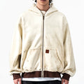 Heavyweight Men Zipper Hoodie Manufacturer Custom logo Blank Oversized Hoodie With Zipper