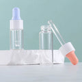 5ml Glass Sample Dropper Bottle Empty Essential Oil Test Tube 1ml Clear Glass Vial Bottle Serum Hair Oil Cosmetic Packaging